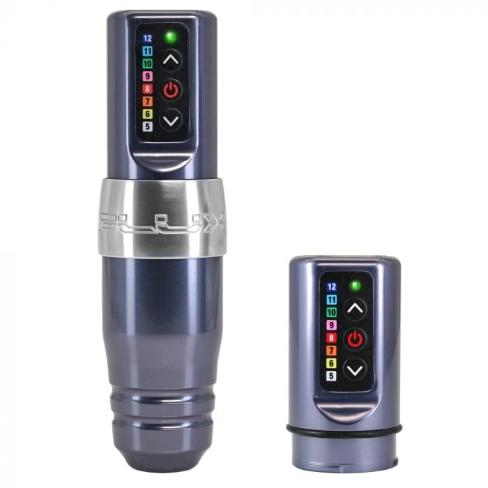 Spektra Flux S Wireless Tattoo Machine + PowerBolt aggiuntivo - Chromium
