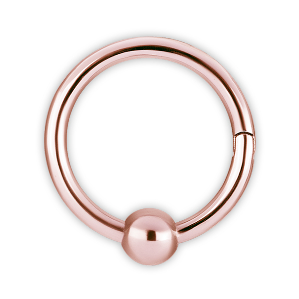 RG 316 HINGED BALL CLOSURE RING