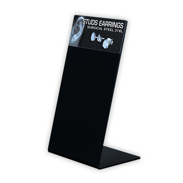 ACRYLIC STAND FOR EAR STUDS (36 pair) 10x18cm