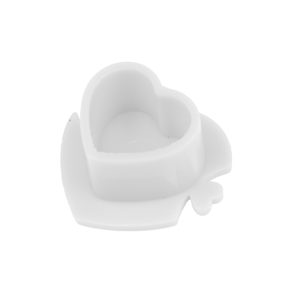BodySupply Plastic Heart Ink caps 200pcs