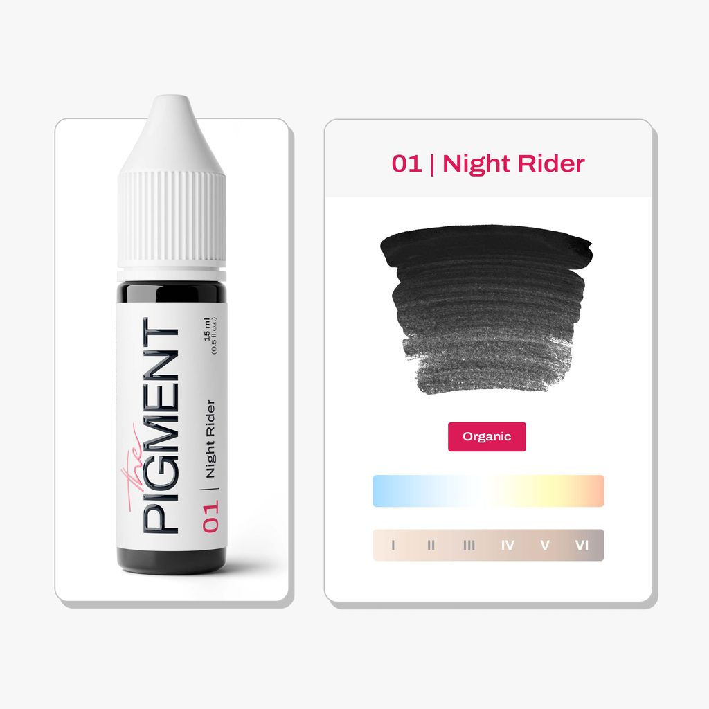 The Pigment Eyeliner PMU - 01 Night Rider (15 ml)