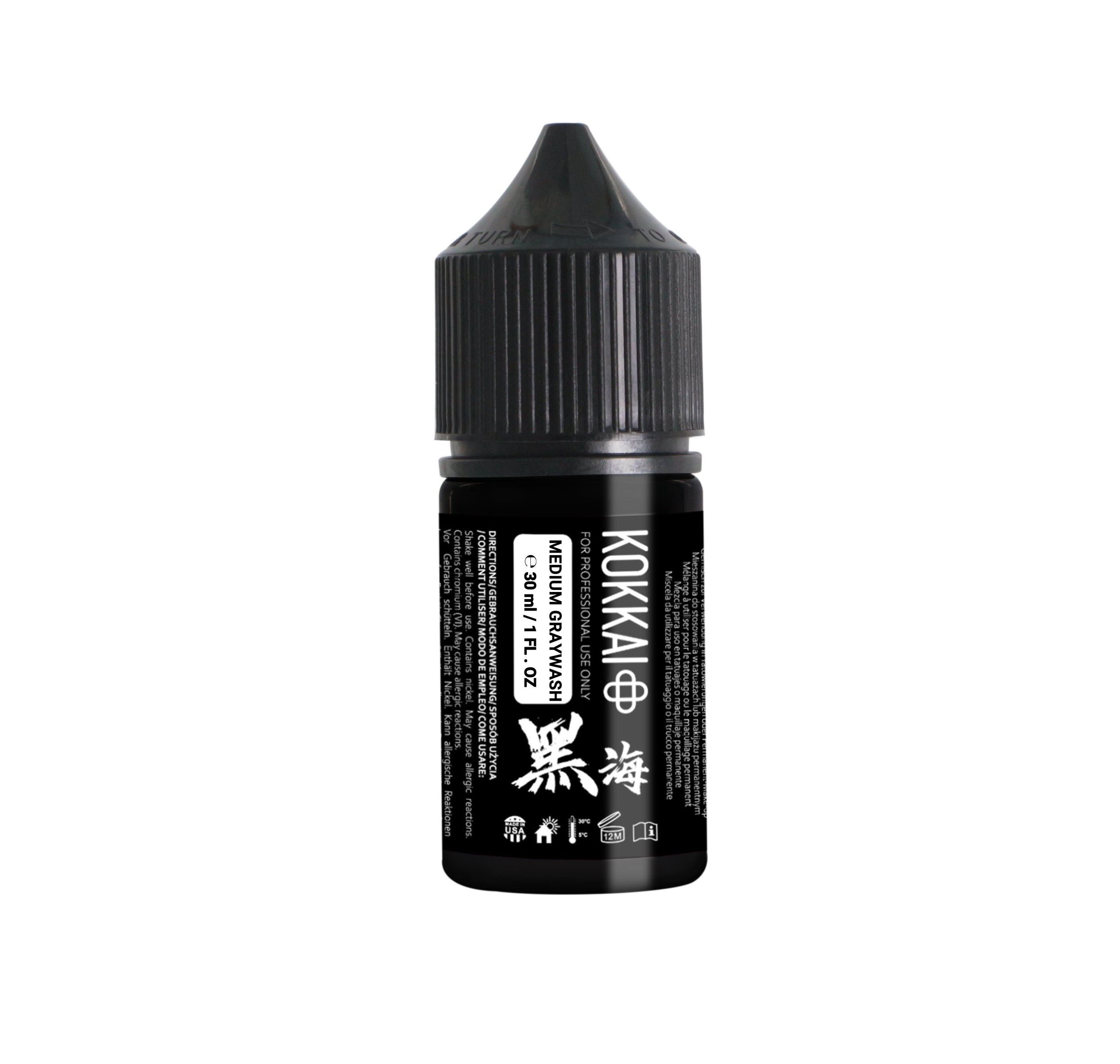 Kokkai Ink Reach 30ml - Medium Graywash