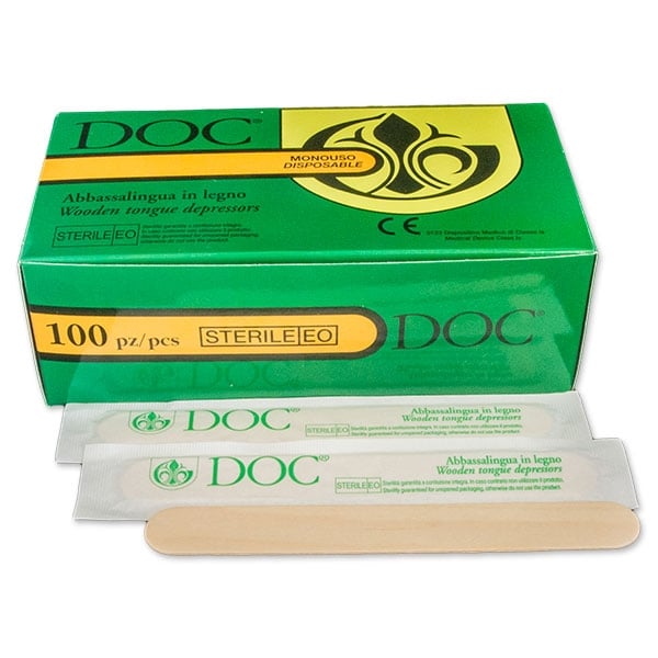 ABBASSALINGUA STERILI 100pcs