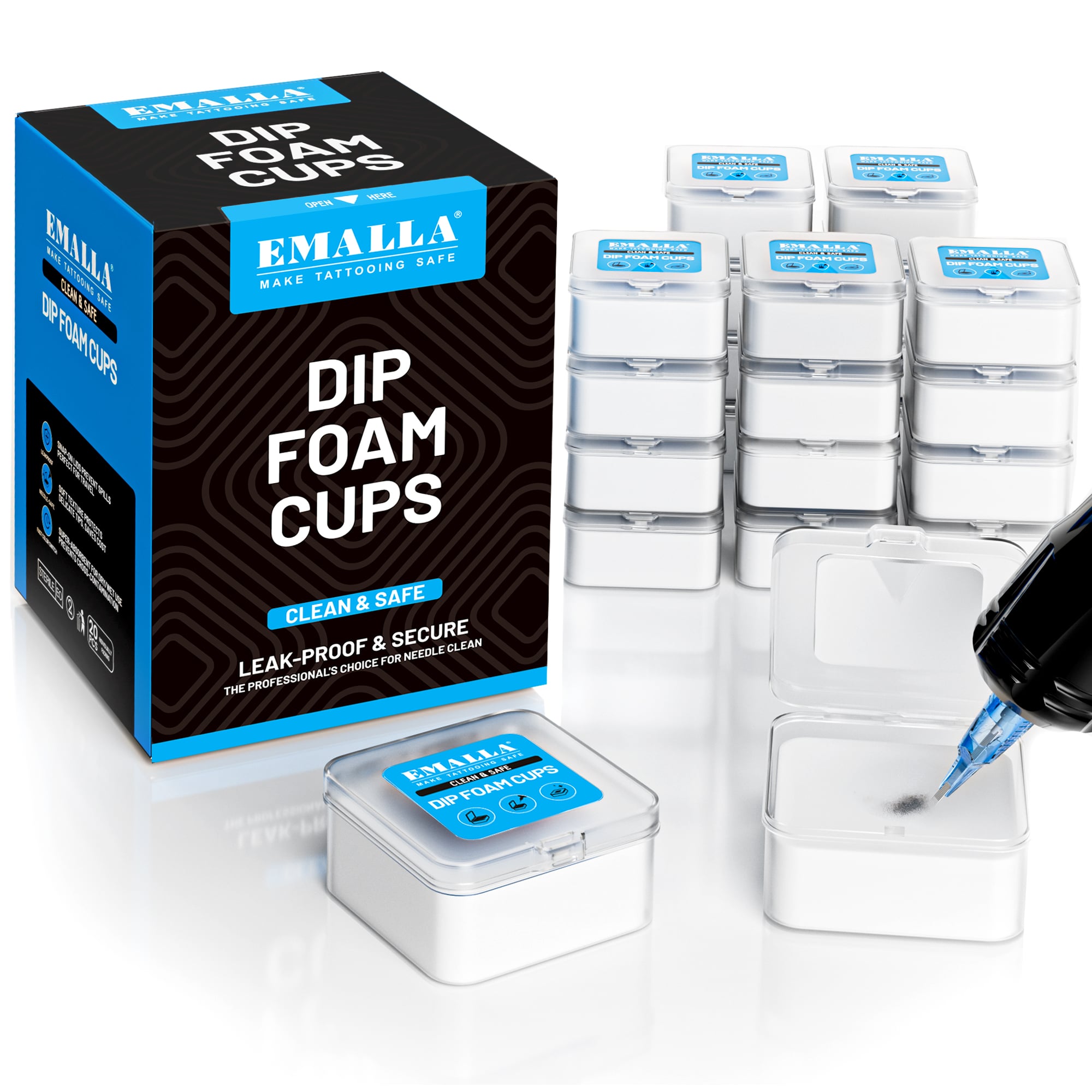 Emalla Dip Foam Cups 20pcs
