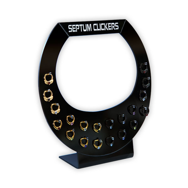 ACRYLIC SEPTUM CLICKERS STAND FOR 20pcs