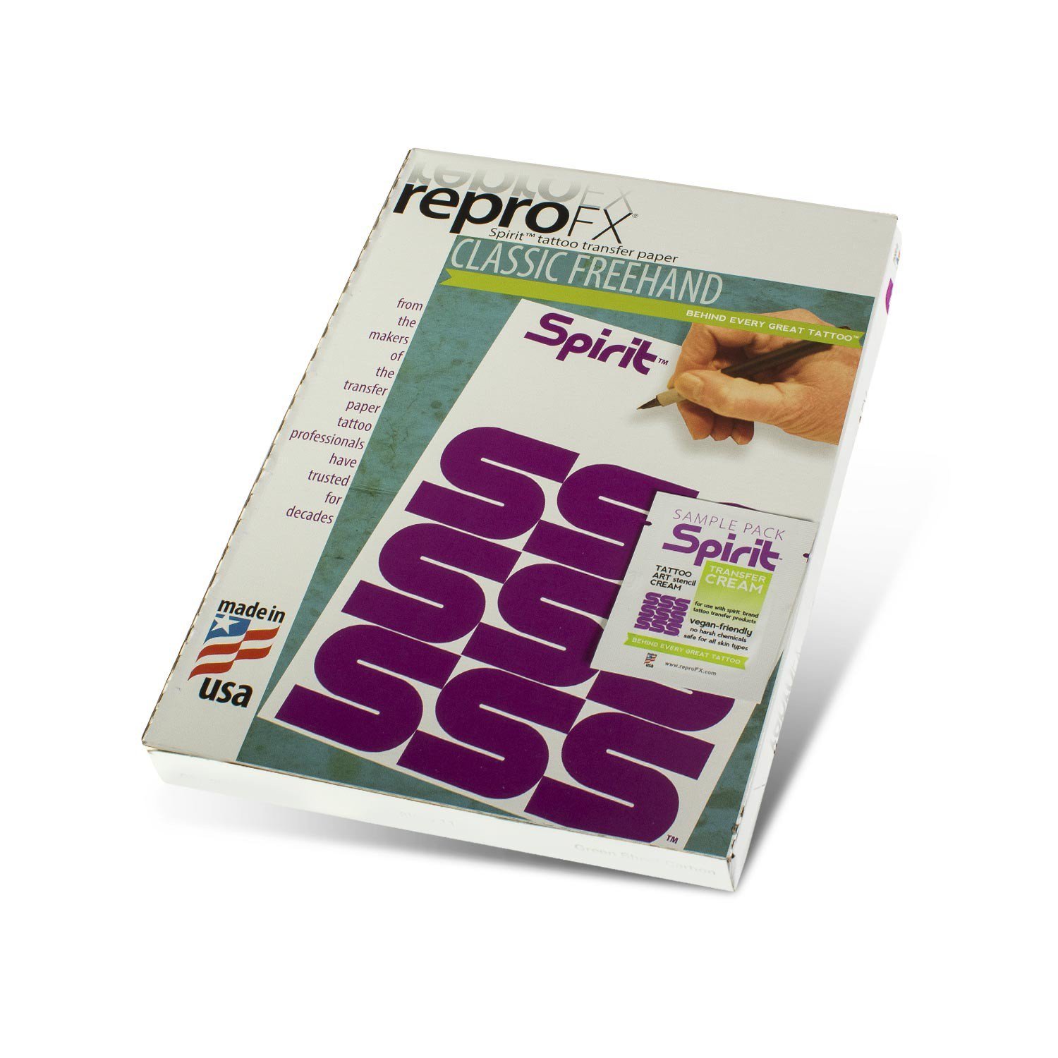 Spirit Classic - Carta Ectografica a Mano Libera Viola - A4 (21,6 x 27,9cm)