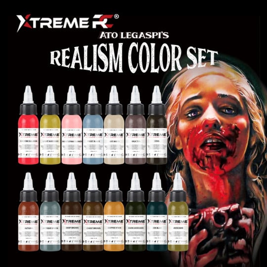 XTreme Ink 15x30ml - ATO LEGASPI'S REALISM COLOR SET