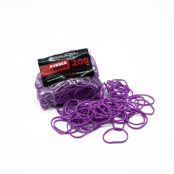 BodySupply Elastici colorati 200pcs - Viola
