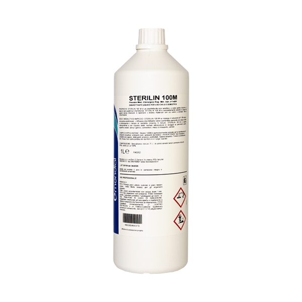 Disinfettante battericida per ambienti concentrato 10% - flacone 1 litro