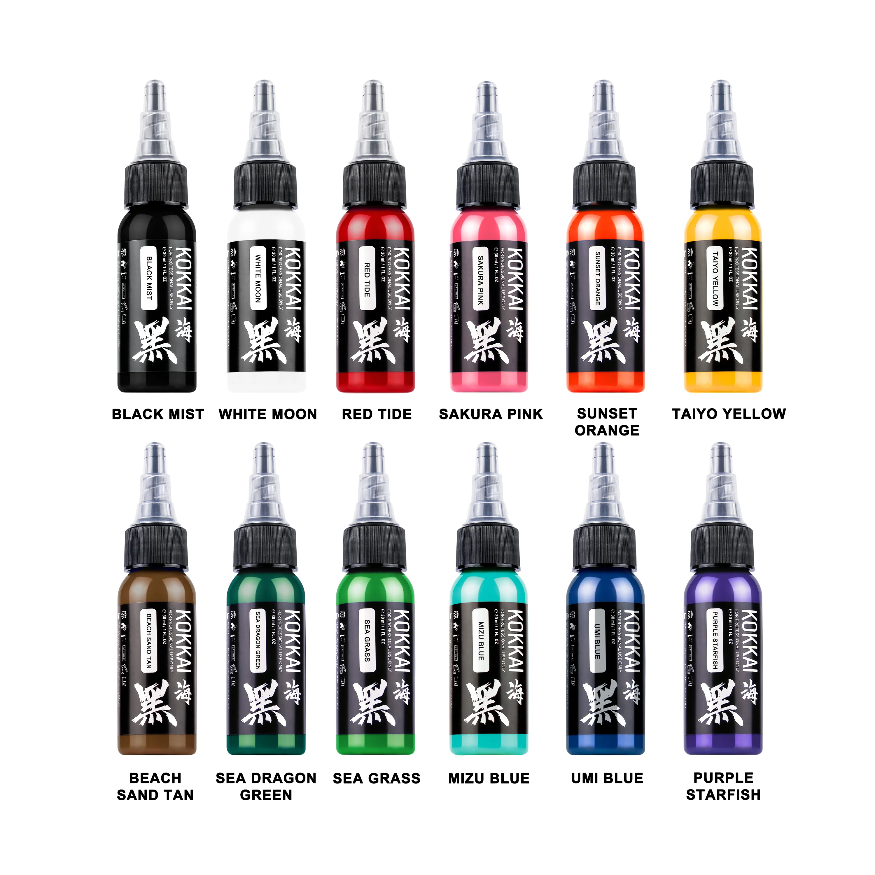 Kokkai Ink Reach - Color Pack 12pz