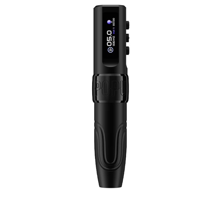 Popu Mini Diva Wireless Pen (3.5mm Stroke) - Black