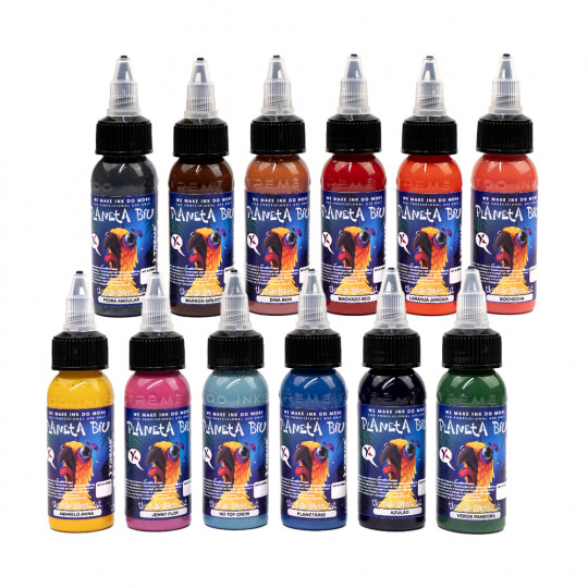 XTreme Ink 12x30ml - PLANETA BIU NEW SCHOOL SET
