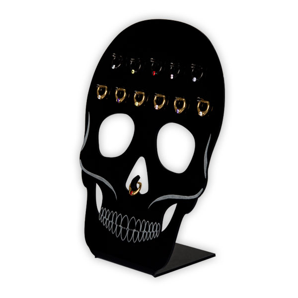 ACRYLIC SKULL STAND FOR SEPTUM 12pcs