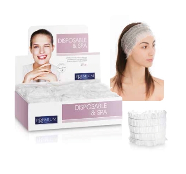 Fascia Capelli Bianco conf. singola - Polybag 100pz