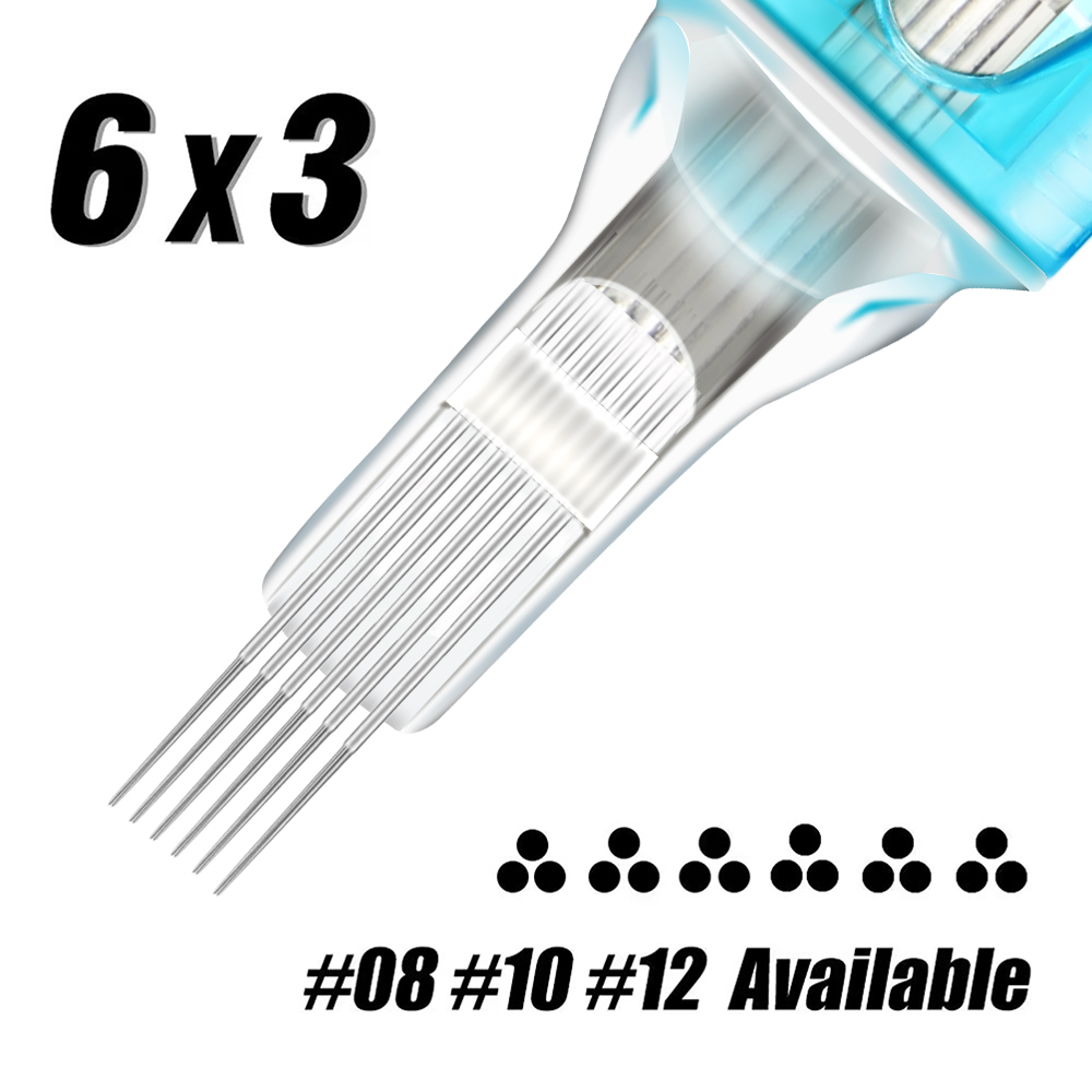 Jconly Vetar Cartridges -  03x6 Stipple Shader -20pcs