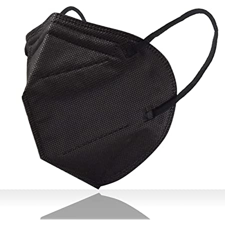 Mascherine FFP2 certificate DPI - 10 pezzi - nero