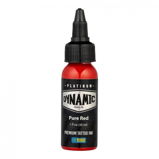 PURE RED 30ml - DYNAMIC PLATINUM TATTOO INK REACH