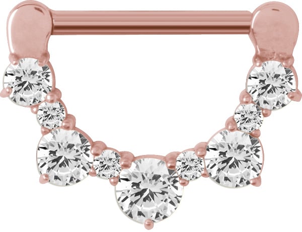 RG 316 JEWELLED NIPPLE CLICKER WH