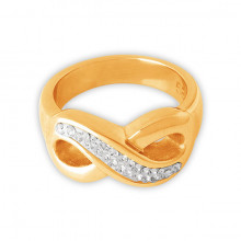 GD 316 CRYSTAL INFINITY RING