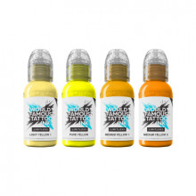 World Famous Limitless 4x30ml - Shades of Yellow Collection Set