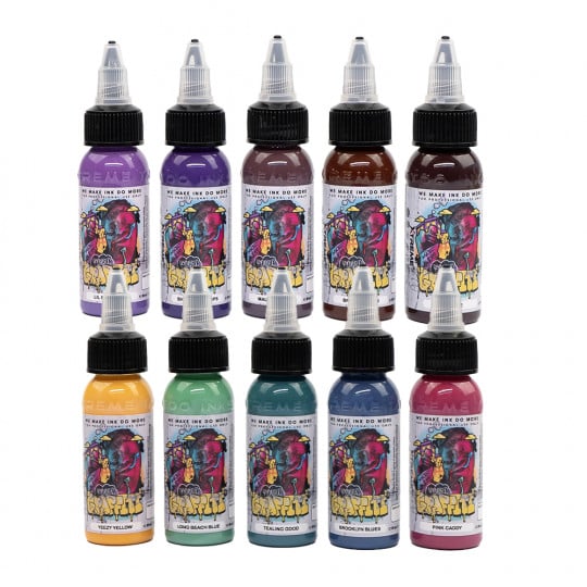 XTreme Ink 10x30ml - KYLE WARWICK PSYCHEDELIC GRAFFITI SET