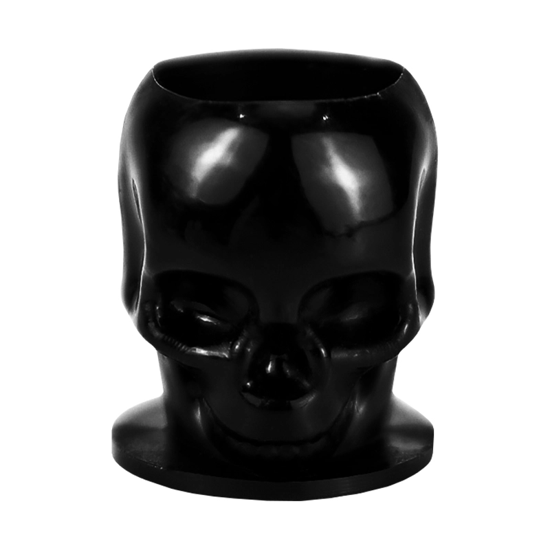 BodySupply Skull Plastic Ink Caps 200pcs - Black