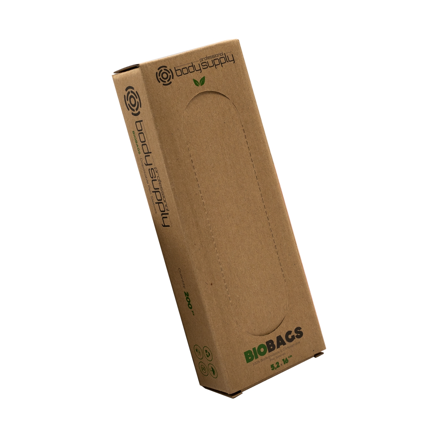 BodySupply Biodegradable Pen Sleeve 200pcs - 5,2x16cm