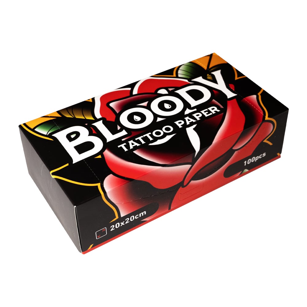 Bloody Tattoo Paper 20x20cm - 100pcs
