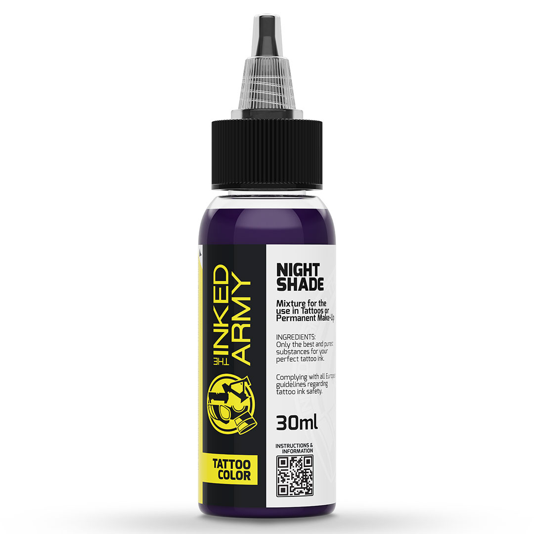 The Inked Army Tattoo Ink REACH - Night Shade (30 ml)