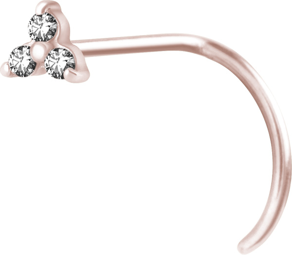 RG 316 TRINITY NOSE STUD 0,8mm sfera 2,0mm CR