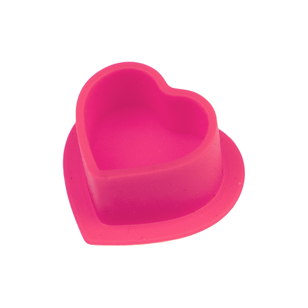 BodySupply Silicone Heart Ink Caps 100pcs