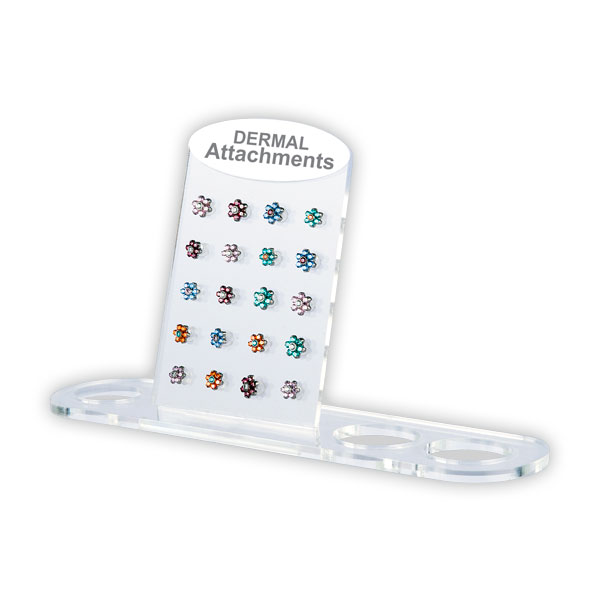 ACRYLIC DERMAL ATTACHMENTS STAND FOR 20pcs