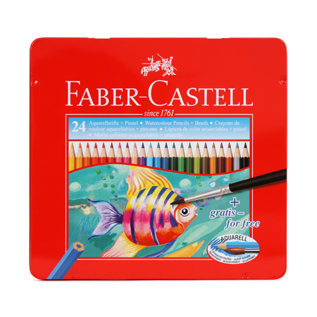 MATITE FABER CASTELL ACQUERELLABILI 24pcs